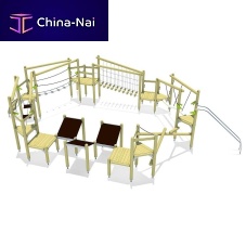 Playground obstacle course RAMIRIS platformwalk rampoutdoor