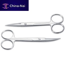Surgery scissors 115-1251for humanscurvedstraight