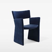 Contemporary chair CROWNindoorfabricupholstered