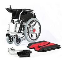 Electric wheelchair 1008outdoorwith legrestfolding