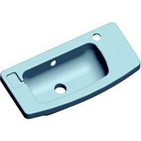 Wall-mounted hand basin 32.001.06858rectangularresinfor hospital