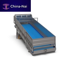 Belt conveyor chainhingedinclined