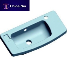 Wall-mounted hand basin 32.001.06858rectangularresinfor hospital