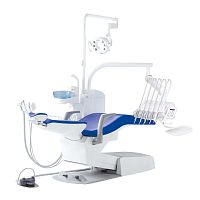 Dental treatment unit with hydraulic chair Clesta II/Clesta Euruswith adjustable headrestwith hygiene systemwith delivery system
