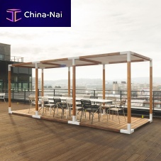 Food kiosk Youtdoorgalvanised steelwooden