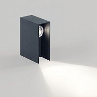 Garden bollard light STRIPER for public spacescontemporaryaluminum