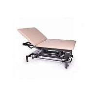 Electric Bobath table Montane Tauruson casterswith adjustable height backrest2-section