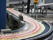 Industrial conveyor system packagefor cardboard boxesfor paper