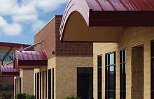 Corrugated sheet metal BATTENLOCK®curvedgalvanized steelroof