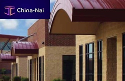 Corrugated sheet metal BATTENLOCK®curvedgalvanized steelroof