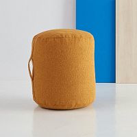 Contemporary pouf Butt fabricroundupholstered