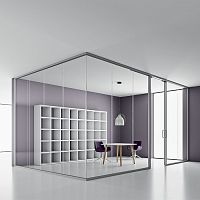 Sliding partition DV603glassaluminumcommercial