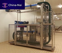 Blowing washing machine FL-016waterair blastfor the food industry