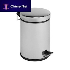 Bathroom trash can 150 000 3CRbrassfoot-operatedindoor
