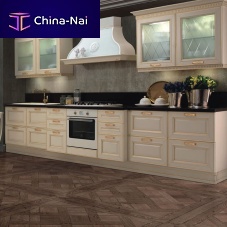 Traditional kitchen FIRENZEglasswoodenwith handle