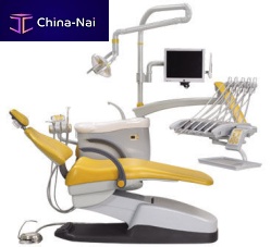 Dental unit with adjustable headrest CARE 22Ucompactwith monitorwith hygiene system