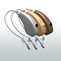 BTE open fit hearing aid Arro®noise reductionbeigebrown