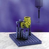 Mechanical clamping device for coordinate measuring machinesmodular