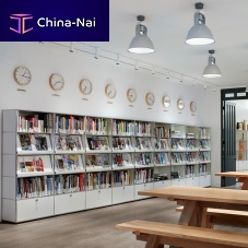 Free-standing bookcase USM Hallermodularcontemporaryfor office