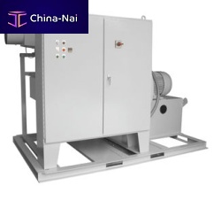 Fluidized bed dryer batchfor plastic pellets