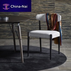 Contemporary chair DIXIEindoorfabricbeech base