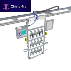 Tool overhead conveyor trolley MTSfor the automotive industrywith plug socketscustom
