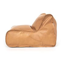 Contemporary bean bag BAGleatherbrown