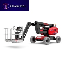All-terrain articulated boom lift 160 ATJ serieswheeledelectricindoor/outdoor