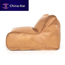 Contemporary bean bag BAGleatherbrown