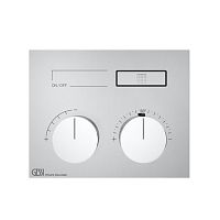 Double-handle shower mixer tap HI-FI : 63002wall-mountedthermostaticmetal
