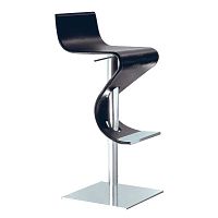Contemporary bar stool TAMPA metal baseadjustable
