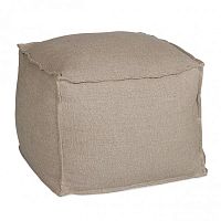 Contemporary pouf BAGfabricleathersquare