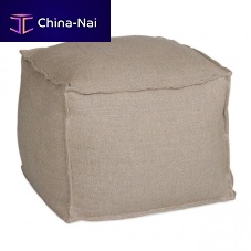 Contemporary pouf BAGfabricleathersquare