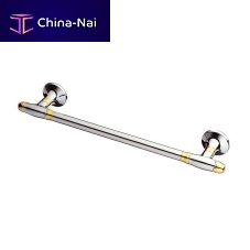 1-bar towel rack P-04wall-mountedchromegold-plated brass