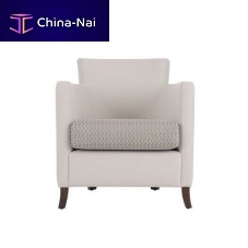 Contemporary armchair DOMOVEfabricwooden