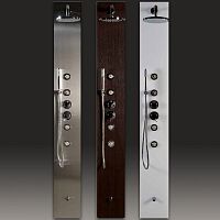Thermostatic shower column with hand shower