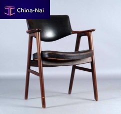 Scandinavian design chair 1955-69indoorsolid woodleather