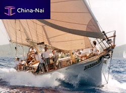 Classic sailing yacht S/V RADIANCEwith center cockpitketch