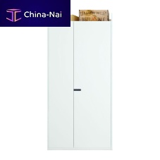 Contemporary wardrobe woodenwith swing doorswhite
