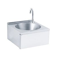 Wall-mounted hand basin 063500roundsquarestainless steel