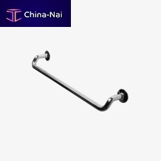 1-bar towel rack PTTB18wall-mountedbrasschromed metal