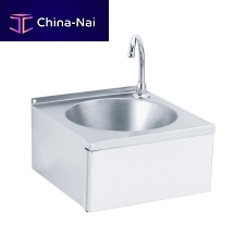 Wall-mounted hand basin 063500roundsquarestainless steel