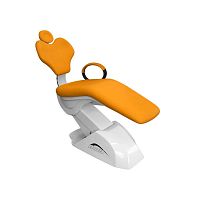 Electric dental chair CHIROMEGA 652.3orangeheight adjustable