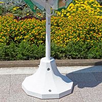 High-performance concrete patio umbrella base 30marblestainless steelgranite