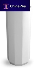 Totem washbasin Bloom -LotusSolid Surfacematte finishwithout hole