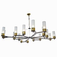 Contemporary chandelier ZARAglassbrasssteel