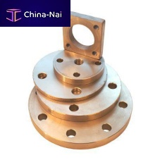 Flange mechanical coupling for ships