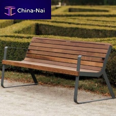 Contemporary garden bench I1-351solid woodashoiled wood