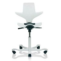 Dental laboratory stool OK SEATheight-adjustablewith backrestsaddle seat