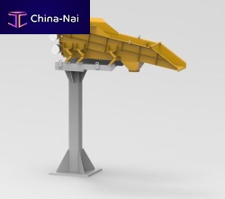Process screener for metallic powdersbelt conveyor